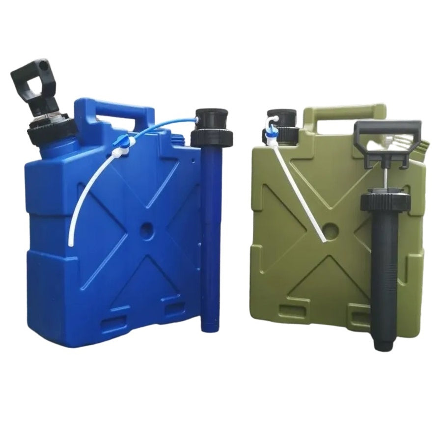 jerrycan con filtro de agua y bomba manual - bidón